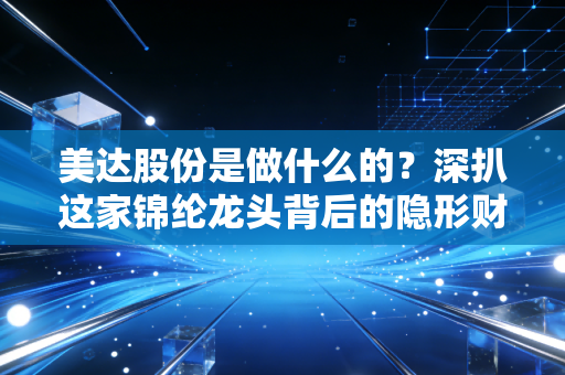 美达股份是做什么的?深扒这家锦纶龙头背后的隐形财富密码