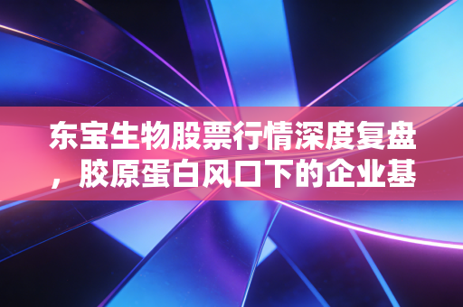 东宝生物股票行情深度复盘,胶原蛋白风口下的企业基本面与投资逻辑