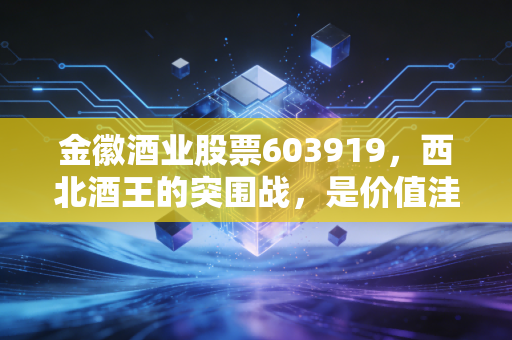 金徽酒业股票603919，西北酒王的突围战，是价值洼地还是资本豪赌？
