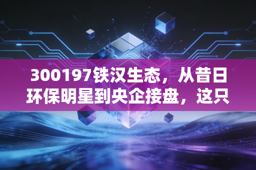 300197铁汉生态,从昔日环保明星到央企接盘,这只股票还能不能回本?