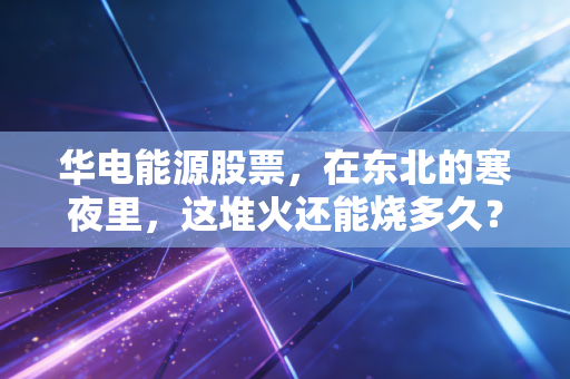 华电能源股票,在东北的寒夜里,这堆火还能烧多久?