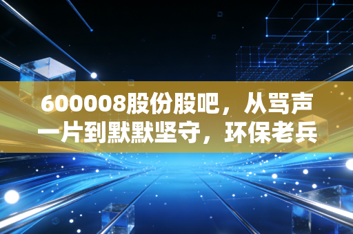600008股份股吧,从骂声一片到默默坚守,环保老兵的估值修复之路