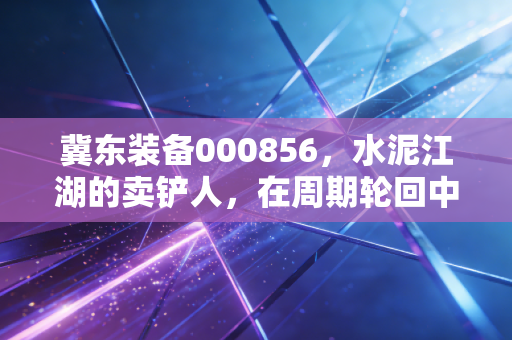 冀东装备000856,水泥江湖的卖铲人,在周期轮回中寻找破局之路
