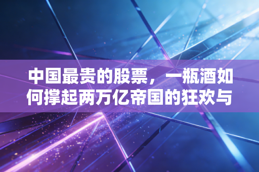 中国最贵的股票,一瓶酒如何撑起两万亿帝国的狂欢与焦虑?