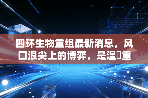 四环生物重组最新消息,风口浪尖上的博弈,是涅槃重生还是昙花一现?