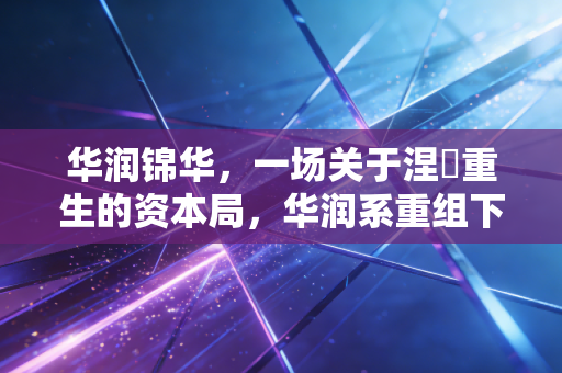 华润锦华,一场关于涅槃重生的资本局,华润系重组下的产业思考