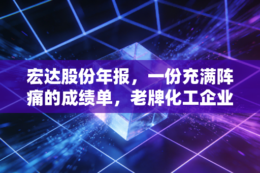 宏达股份年报,一份充满阵痛的成绩单,老牌化工企业的至暗时刻还是黎明前夜?