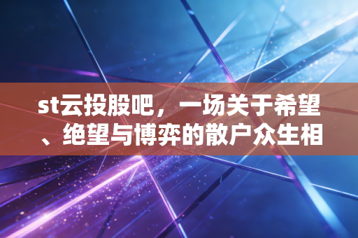 st云投股吧,一场关于希望、绝望与博弈的散户众生相