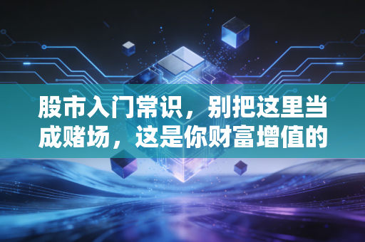 股市入门常识,别把这里当成赌场,这是你财富增值的修罗场