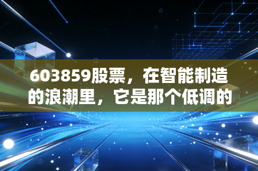 603859股票,在智能制造的浪潮里,它是那个低调的数字工匠