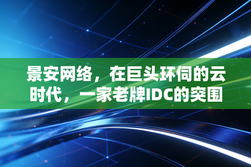 景安网络，在巨头环伺的云时代，一家老牌IDC的突围与坚守