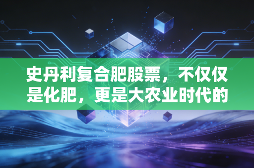 史丹利复合肥股票，不仅仅是化肥，更是大农业时代的隐形冠军