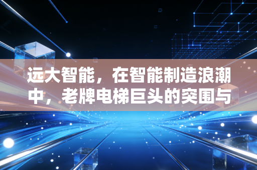 远大智能,在智能制造浪潮中,老牌电梯巨头的突围与新生