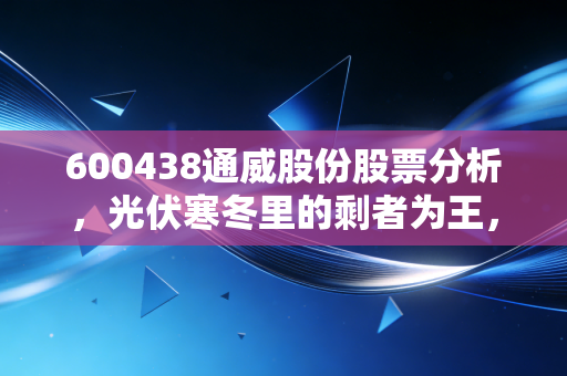 600438通威股份股票分析,光伏寒冬里的剩者为王,我们该如何下注?