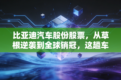 比亚迪汽车股份股票,从草根逆袭到全球销冠,这趟车我们还能坐多久?