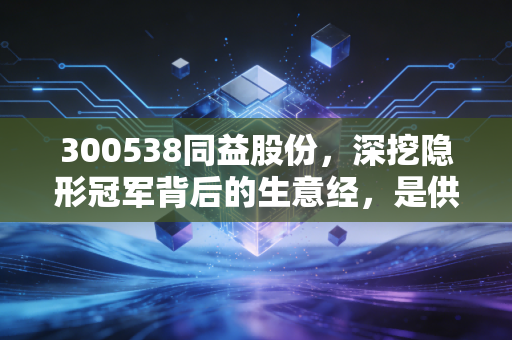300538同益股份,深挖隐形冠军背后的生意经,是供应链的稳定器还是资本的博弈场?