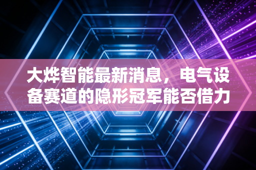 大烨智能最新消息，电气设备赛道的隐形冠军能否借力智能电网迎来第二春？