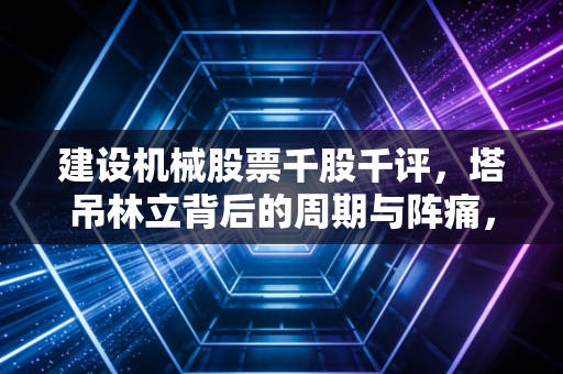 建设机械股票千股千评,塔吊林立背后的周期与阵痛,是机会还是陷阱?
