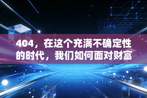 404,在这个充满不确定性的时代,我们如何面对财富的找不到?