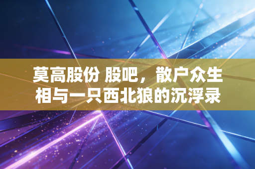 莫高股份 股吧,散户众生相与一只西北狼的沉浮录