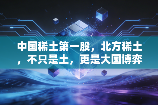 中国稀土第一股,北方稀土,不只是土,更是大国博弈的硬通货