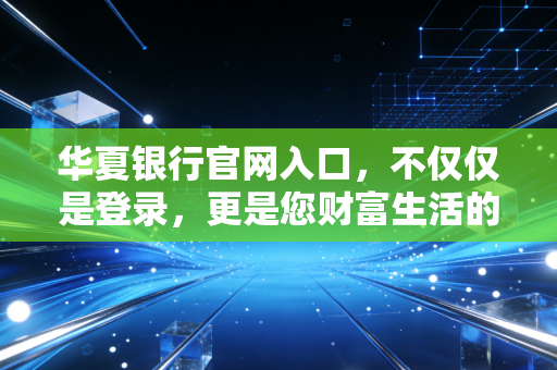 华夏银行官网入口,不仅仅是登录,更是您财富生活的数字化管家