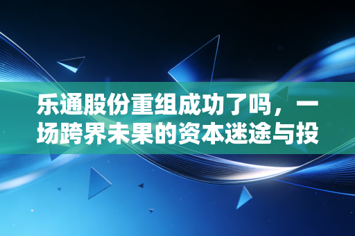 乐通股份重组成功了吗,一场跨界未果的资本迷途与投资者的清醒课