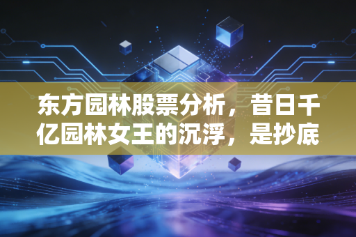 东方园林股票分析,昔日千亿园林女王的沉浮,是抄底良机还是价值深渊?