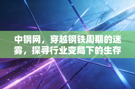 中钢网,穿越钢铁周期的迷雾,探寻行业变局下的生存法则