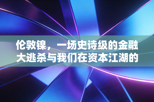 伦敦镍,一场史诗级的金融大逃杀与我们在资本江湖的生存法则