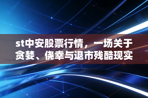st中安股票行情，一场关于贪婪、侥幸与退市残酷现实的投资反思