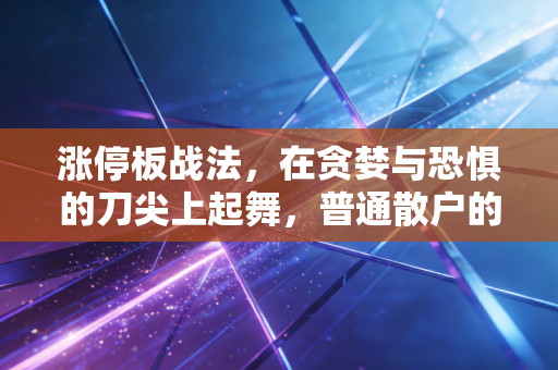 涨停板战法,在贪婪与恐惧的刀尖上起舞,普通散户的生存指南