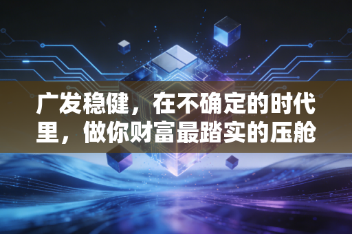 广发稳健,在不确定的时代里,做你财富最踏实的压舱石