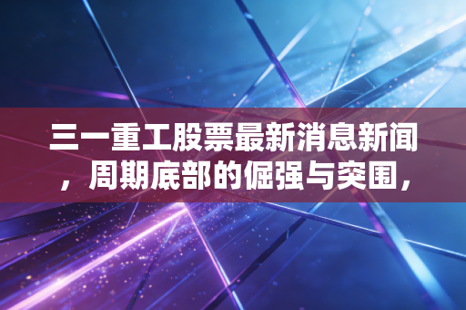 三一重工股票最新消息新闻,周期底部的倔强与突围,这只大象还能起舞吗?