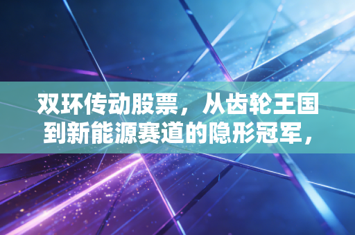 双环传动股票,从齿轮王国到新能源赛道的隐形冠军,这辆车还能开多远?