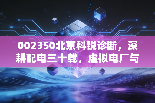 002350北京科锐诊断,深耕配电三十载,虚拟电厂与储能能否撑起新的估值天花板?
