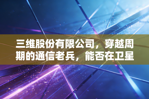 三维股份有限公司,穿越周期的通信老兵,能否在卫星互联网的浪潮中重焕新生?