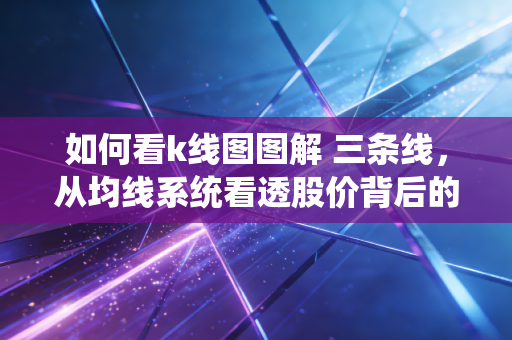 如何看k线图图解 三条线,从均线系统看透股价背后的资金博弈