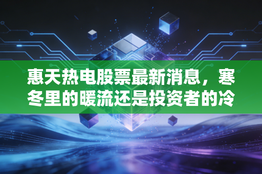 惠天热电股票最新消息,寒冬里的暖流还是投资者的冷板凳?深度解析供热龙之头的未来博弈