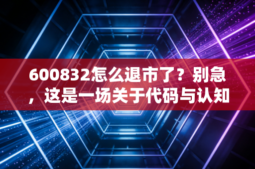 600832怎么退市了?别急,这是一场关于代码与认知的乌龙,更是A股退市新常态的警示