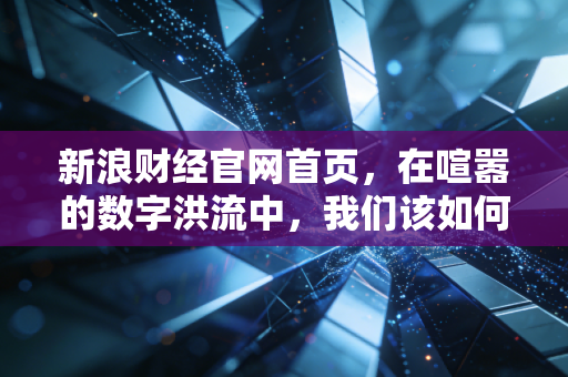 新浪财经官网首页，在喧嚣的数字洪流中，我们该如何寻找投资的定海神针？