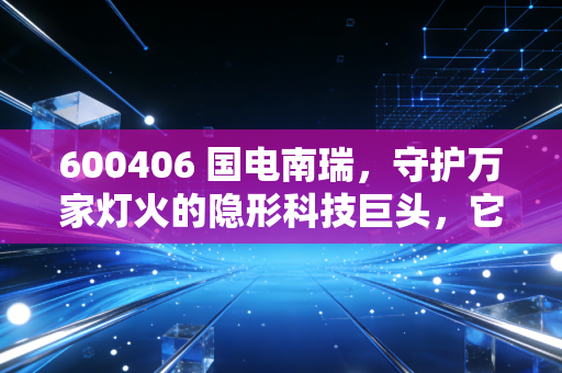 600406 国电南瑞,守护万家灯火的隐形科技巨头,它是不是你投资篮子里的压舱石?