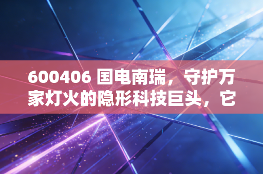 600406 国电南瑞，守护万家灯火的隐形科技巨头，它是不是你投资篮子里的压舱石？