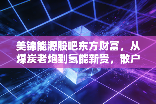 美锦能源股吧东方财富,从煤炭老炮到氢能新贵,散户们的爱恨情仇与未来展望