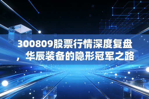 300809股票行情深度复盘,华辰装备的隐形冠军之路与高端制造的投资哲学