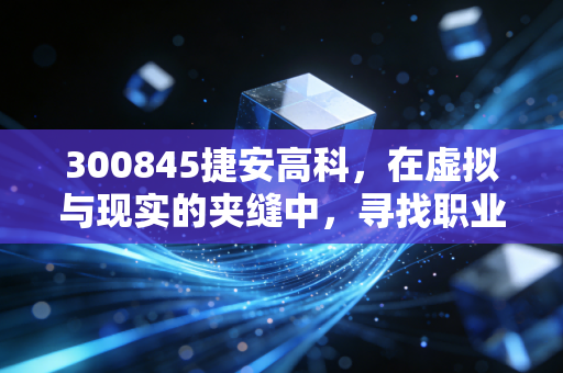 300845捷安高科，在虚拟与现实的夹缝中，寻找职业教育赛道的硬核未来