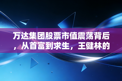 万达集团股票市值震荡背后,从首富到求生,王健林的这一仗有多难打?