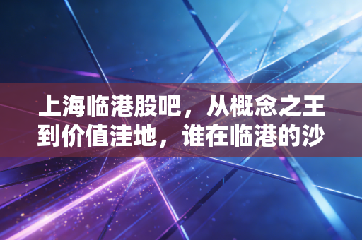 上海临港股吧,从概念之王到价值洼地,谁在临港的沙滩上守望?