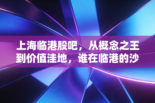 上海临港股吧,从概念之王到价值洼地,谁在临港的沙滩上守望?
