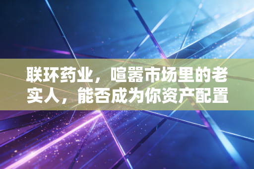 联环药业,喧嚣市场里的老实人,能否成为你资产配置中的压舱石?